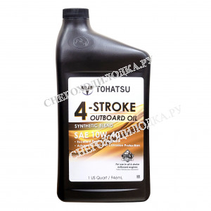 Моторное масло синтетическое Tohatsu 4-Stroke Outboard Oil 10W-40 332823081M